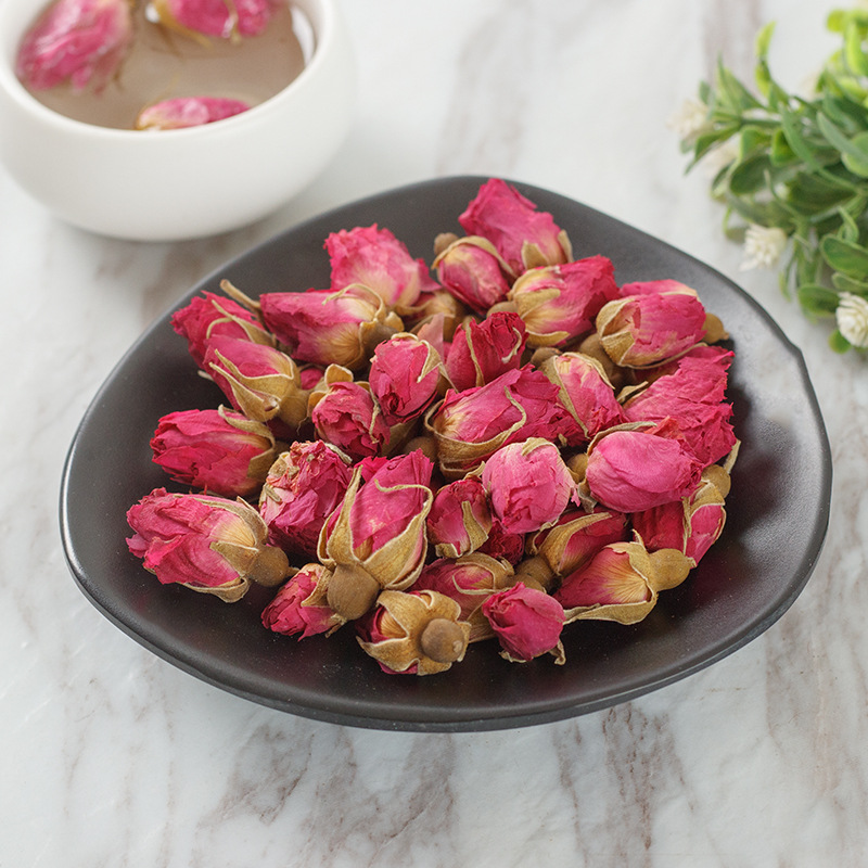 Ci Mei Flowers (Rosa davurica) — Dried Wild Rose Blossoms for Herbal Tea, 50g Jar - Image 3