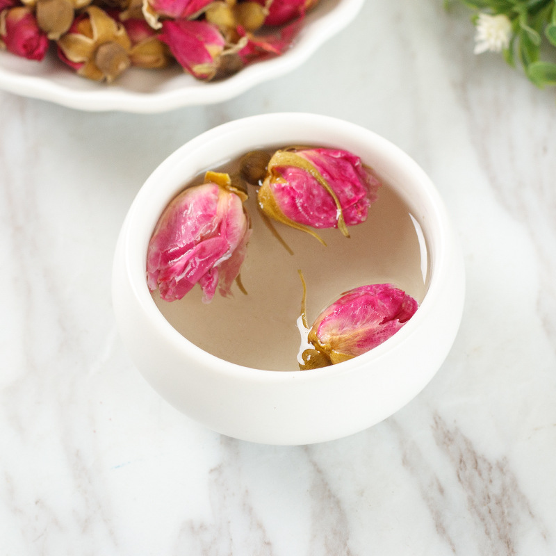 Ci Mei Flowers (Rosa davurica) — Dried Wild Rose Blossoms for Herbal Tea, 50g Jar - Image 5