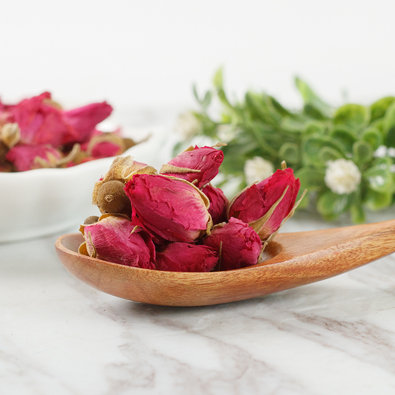 Ci Mei Flowers (Rosa davurica) — Dried Wild Rose Blossoms for Herbal Tea, 50g Jar - Image 2