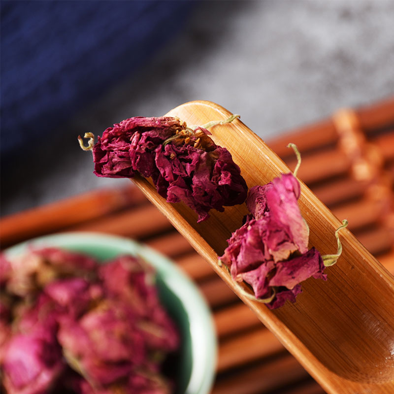 Rose Crown Buds (Rosa rugosa) — Pingyin Low-Temperature Dried Flower Tea, 500g Bulk - Image 3