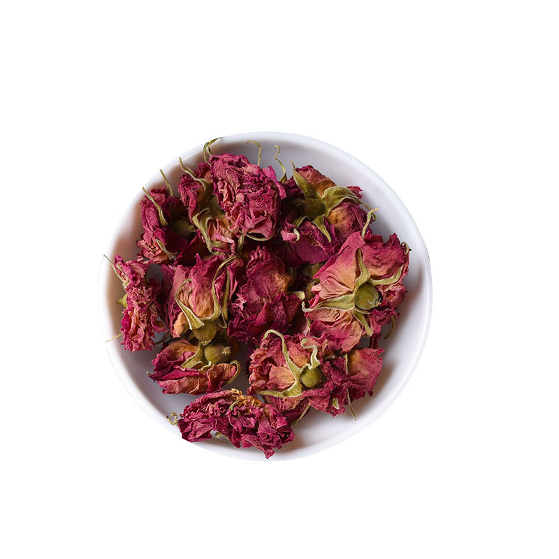 Rose Crown Buds (Rosa rugosa) — Pingyin Low-Temperature Dried Flower Tea, 500g Bulk - Image 5