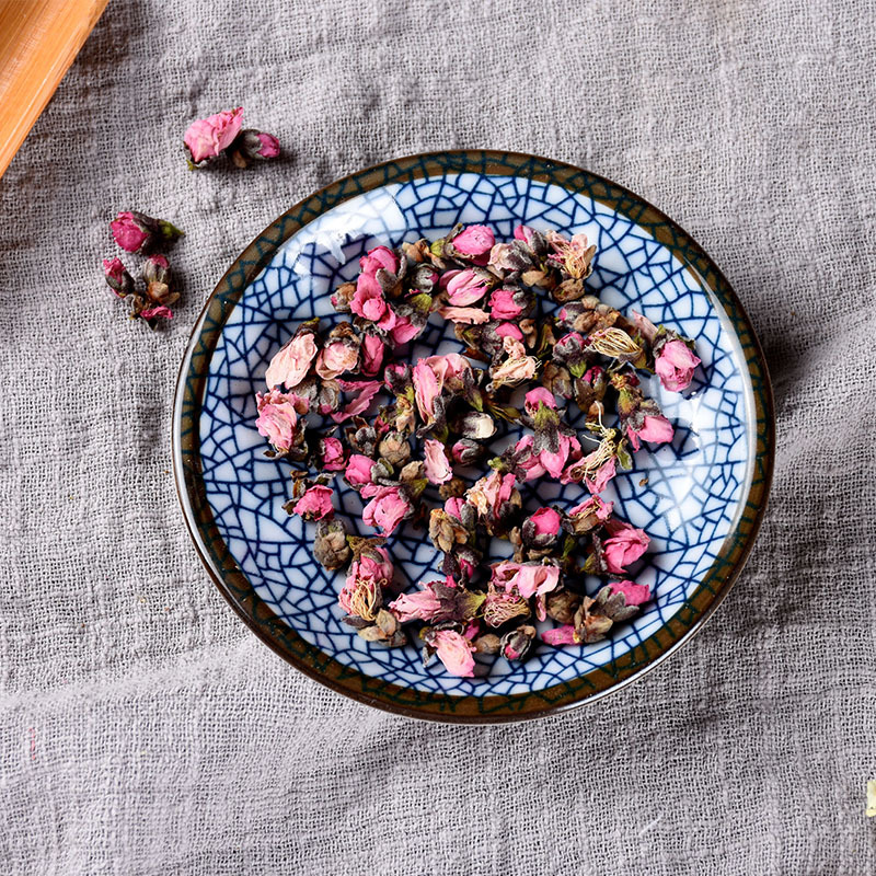 Peach Blossom Buds (Prunus persica) — Dried Food Herb Flower Tea from Shandong - Image 3