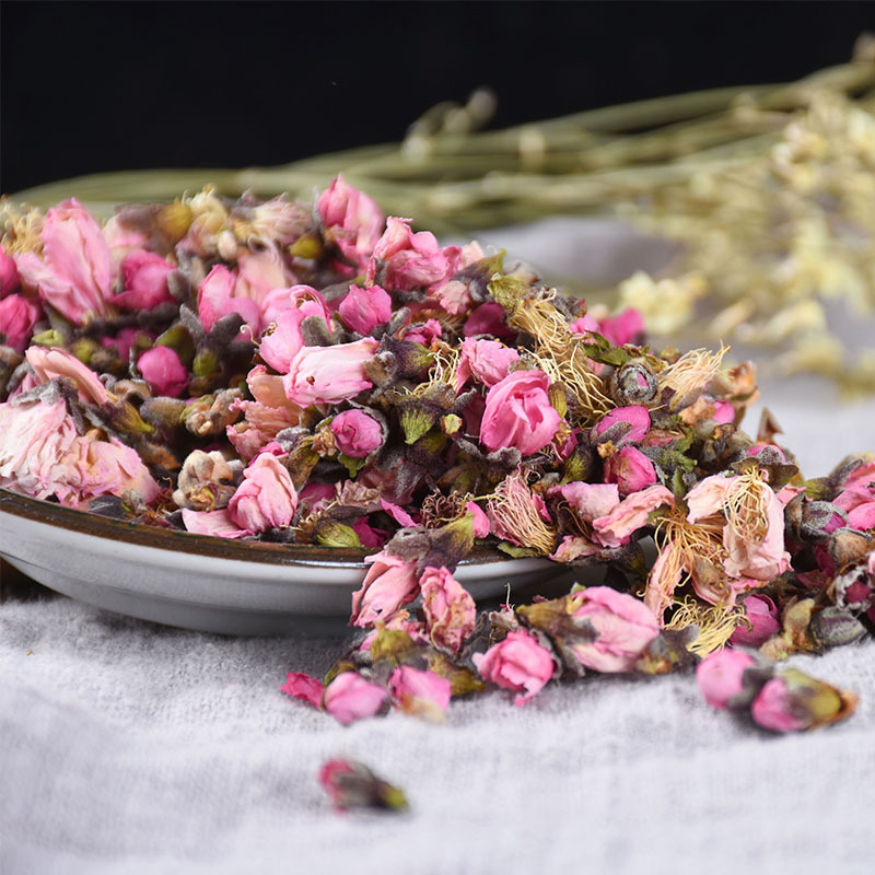 Peach Blossom Buds (Prunus persica) — Dried Food Herb Flower Tea from Shandong - Image 4