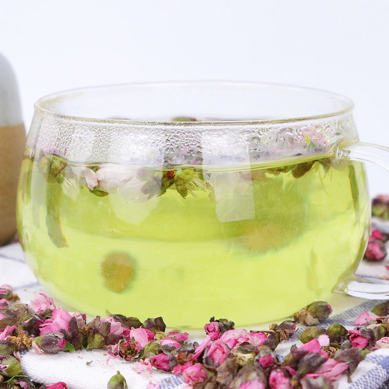 Dried Peach Blossom Tea Tao Hua 桃花 500g Loose Herbal Flower Tea for Daily Infusions - Image 4