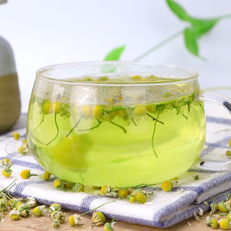 Chamomile Flower Tea Yang Gan Ju Dried Roman Chamomile Herbal Tea 500g Bulk Loose Flowers for Brewing - Image 4