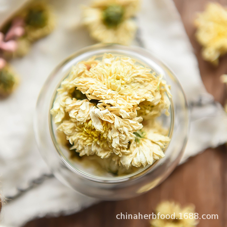 White Chrysanthemum Tea Hang Bai Ju Dried Flower Tea 500g Herbal Infusion - Image 4