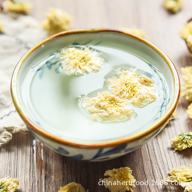 White Chrysanthemum Tea Hang Bai Ju Dried Flower Tea 500g Herbal Infusion - Image 2