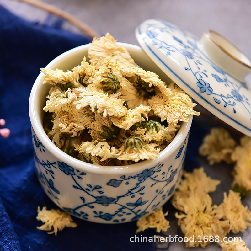 White Chrysanthemum Tea Hang Bai Ju Dried Flower Tea 500g Herbal Infusion - Image 3