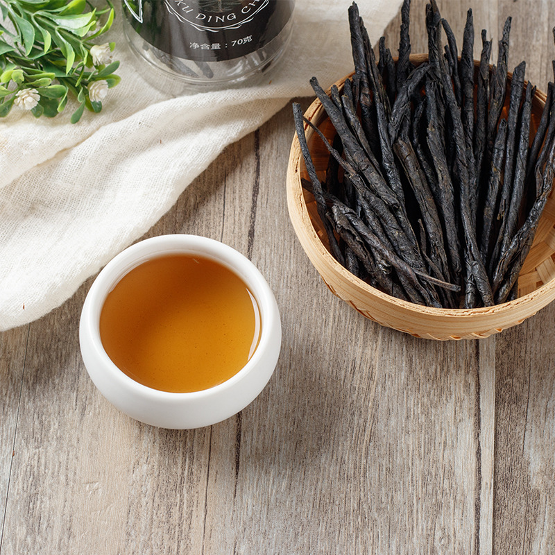Ku Ding Tea (Large-Leaf Kuding) — Dried Herbal Tea, 70g Bottle, Hainan Origin - Image 4