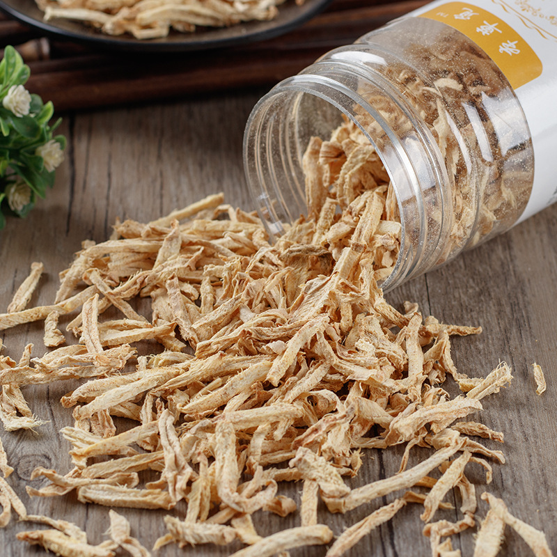 Ginger Shred Tea (Zingiber officinale) — Yunnan Small Yellow Ginger Dried Shreds for Herbal Tea - Image 3
