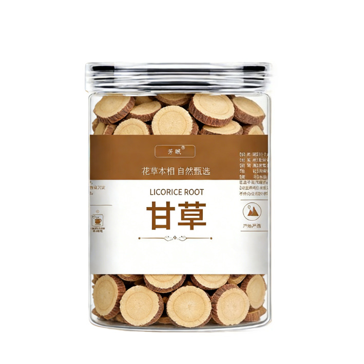 Dried Licorice Root Slices Gan Cao 甘草 100g Jar Chinese Herbal Tea and Decoction Herb - Image 5