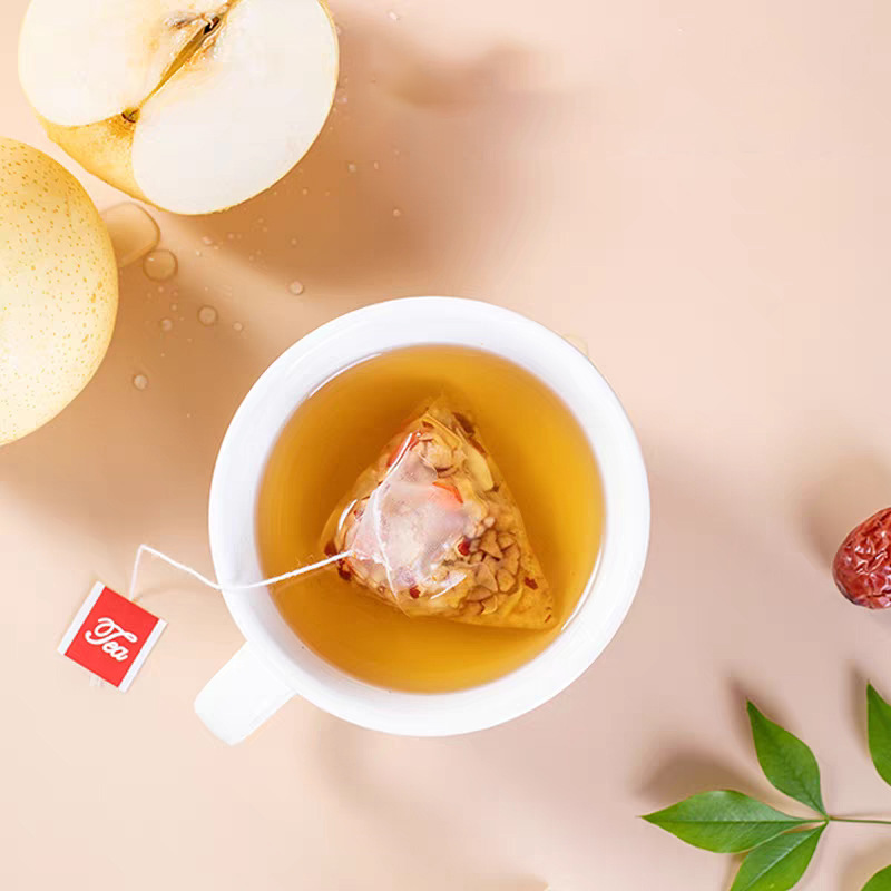 Xiao Diao Pear Soup Herbal Tea Bags 100g Snow Pear Tremella Blend Hot Brew Wellness Tea - Image 3