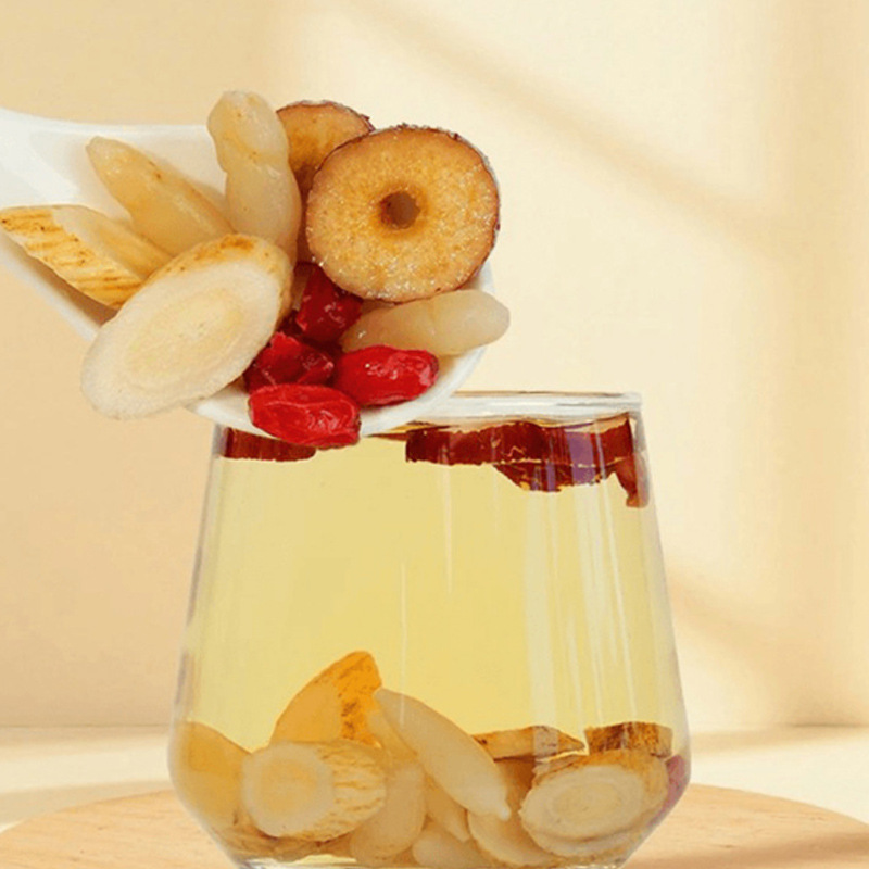 Astragalus Ophiopogon Cornus Herbal Tea Huang Qi Mai Dong Shan Zhu Yu Cold Brew Wellness Tea 10g x 10 Bags - Image 3