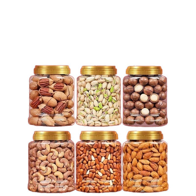 Roasted Mixed Nuts Gift Set 4 Cans 2.5 Jin Cashews Macadamia Almonds Walnuts Holiday Snack Box - Image 5