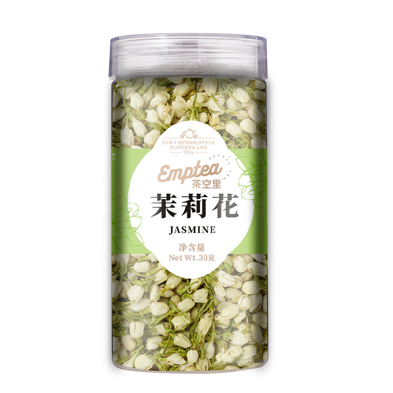 Dried Jasmine Flowers (Jasminum sambac) — 30g Jar Herbal Tea, Food-Herb Floral Infusion - Image 5