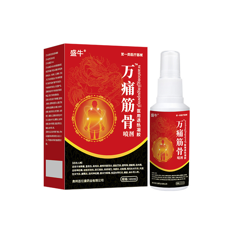 Wan Tong Jin Gu Spray External Warming Herbal Liniment for Joint and Muscle Massage 60ml - Image 5