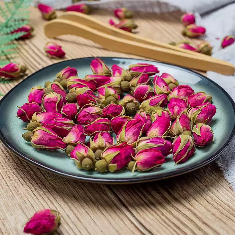 Dried Rose Buds Mei Gui Hua 玫瑰花 500g Natural Sun Dried Herbal Tea Flowers - Image 2