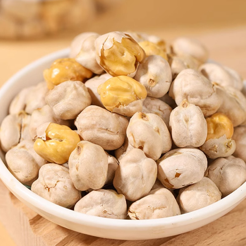 Puffed Chickpeas (Cicer arietinum) — Ready-to-Eat Unsweetened Whole Grain Snack, 500g - Image 3