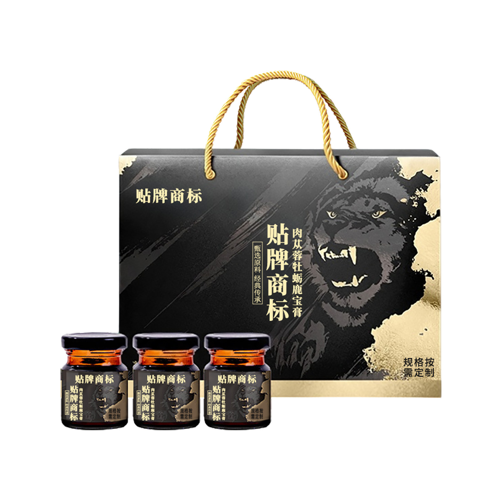 Cistanche & Oyster Herbal Paste (Rou Cong Rong Mu Li Lu Bao Gao) — Custom OEM Gift Box, 100g - Image 5