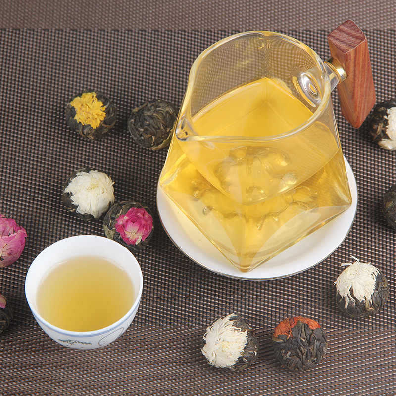 Yunnan Raw Pu-erh Flower Tea Dragon Balls Gift Box Six Floral Flavors 144g - Image 4