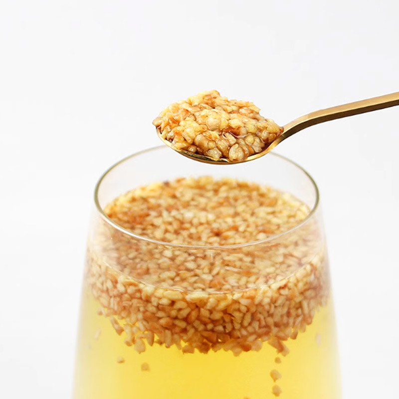Yellow Tartary Buckwheat Tea Ku Qiao Cha 200g Canister Roasted Cold Brew Herbal Tea Sugar Free - Image 3