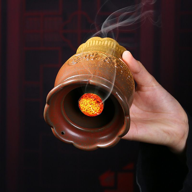 Ceramic Fire Dragon Cupping Jar Moxibustion Warmer for Home Spa Massage Therapy 700g - Image 3