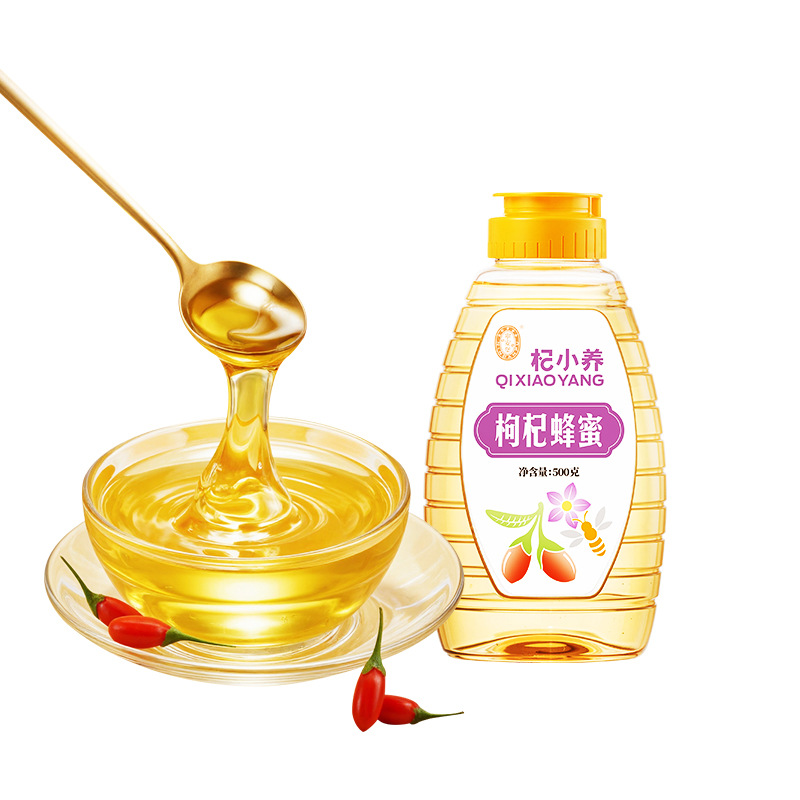 Ning'anbao Goji Honey 500g Chinese Wolfberry Blossom Honey Ready to Eat - Image 5