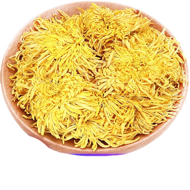 Golden Silk Imperial Chrysanthemum (Chrysanthemum morifolium) — Dried Whole Flower Tea, Hand-Selected Large Blooms - Image 2