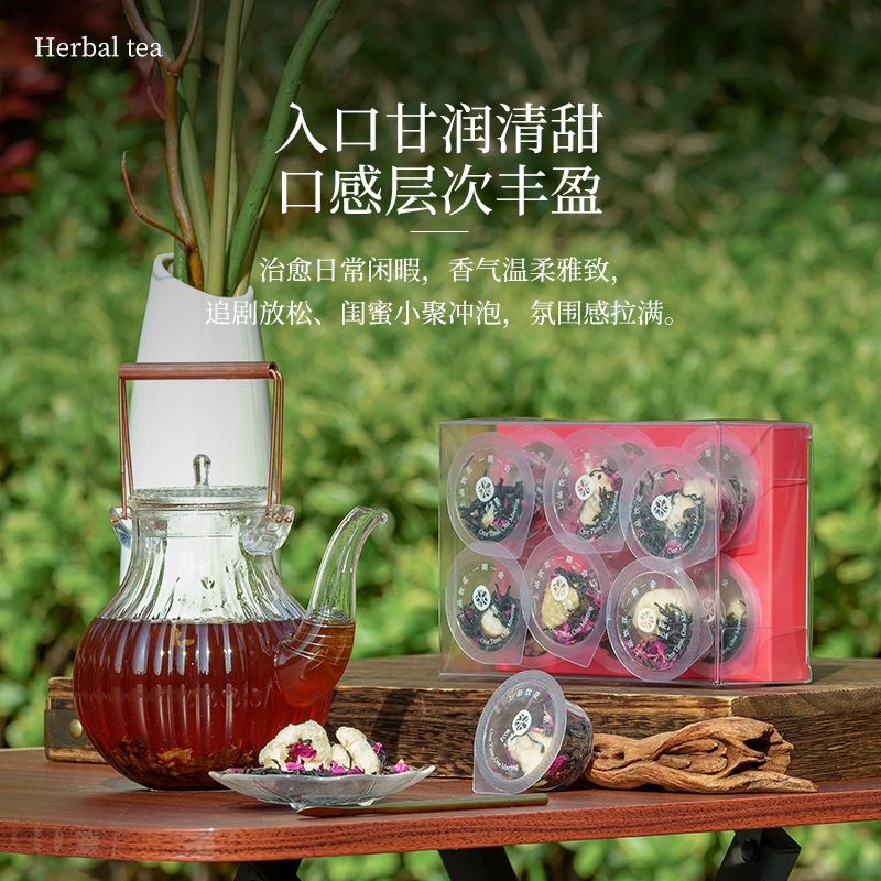 Rose Lychee Black Tea Mini Jar Floral Tea Blend 48g Sweet Aromatic Brew for Home Enjoyment - Image 4