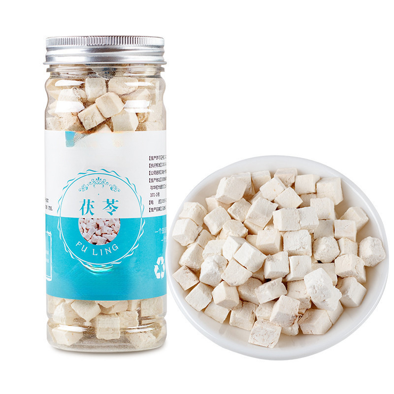 Poria Fu Ling 茯苓 Dried Cubes 200g Bottle Sulfur-Free Yunnan Herb for Tea Soup and Decoction - Image 5