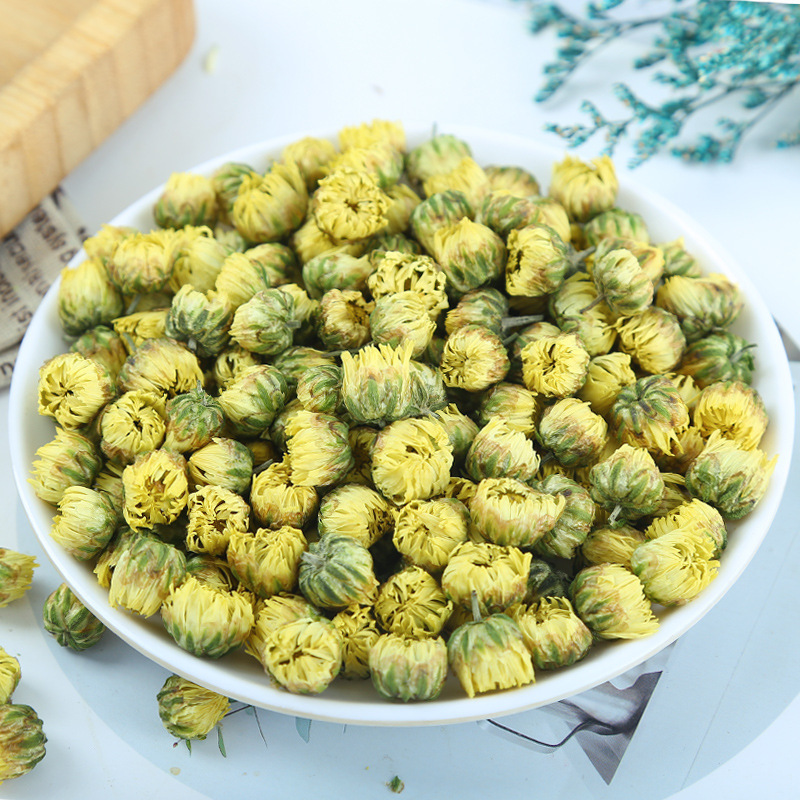 Tai Ju (Chrysanthemum morifolium) Dried Flower Buds — Hangzhou White Chrysanthemum Tea, 500g Bag - Image 4
