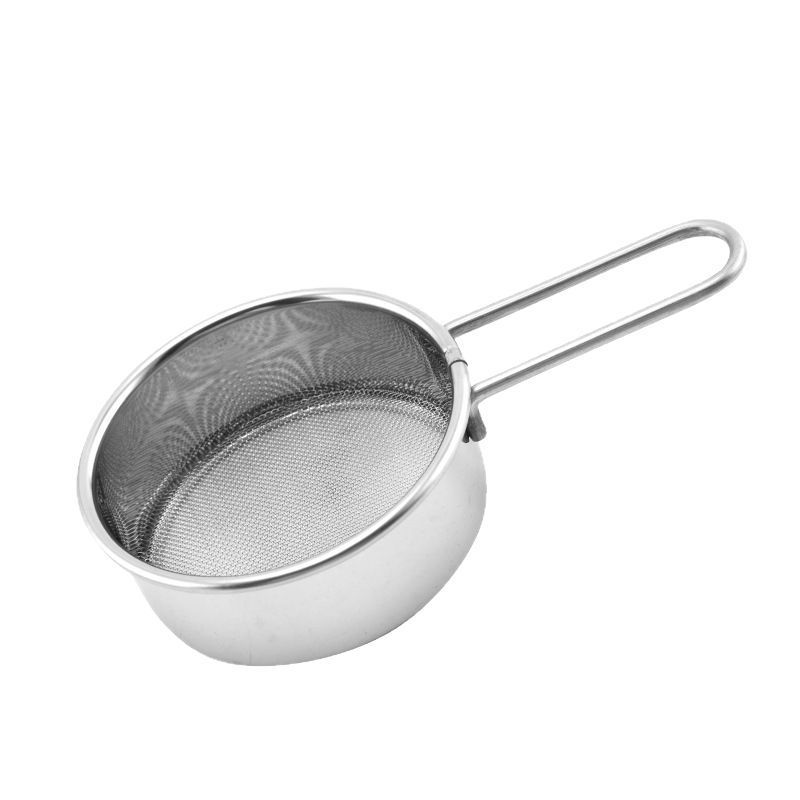 Stainless Steel Handheld Flour Sifter Cup Style Semi Automatic Baking Tool for Flour Powder Sugar and Sample Sieving - Image 5