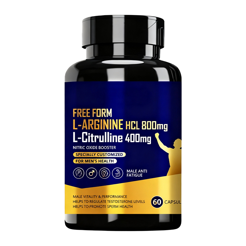 L-Arginine Complex Capsules 60 Count Adult Sports Nutrition Supplement - Image 5