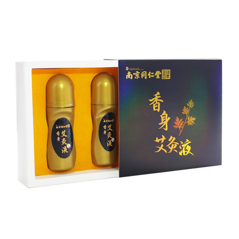 Moxibustion Liquid 2 Bottles 50ml Each Mugwort Artemisia Topical Herbal Solution Gift Box - Image 3