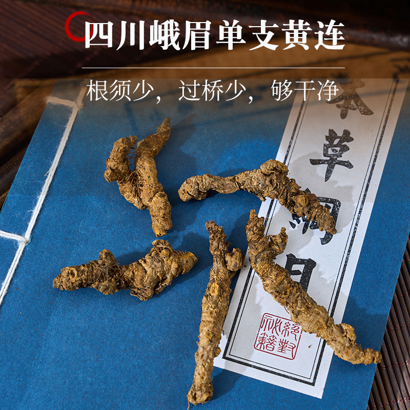Sichuan Coptis Root Slices Huang Lian 500g Wild Chuan Lian Dried Herb for Decoction - Image 3