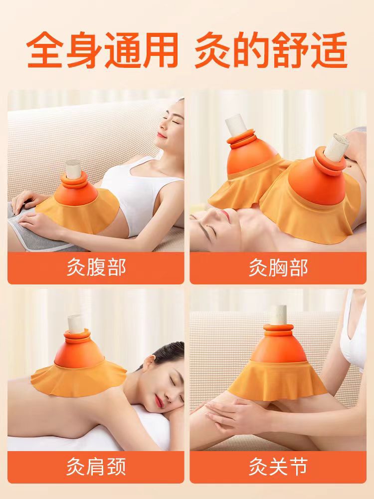 Thunder Fire Moxibustion Box with Moxa Stick and Extinguisher Portable Open Flame Warming Device for Body Use - Image 4