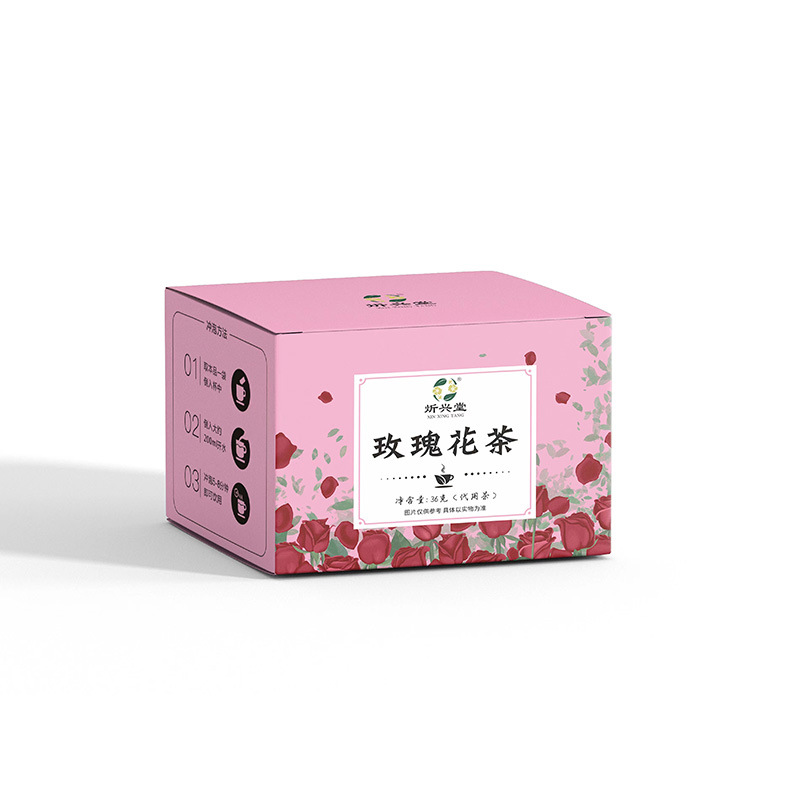 Rose Bud Tea Mei Gui Hua 玫瑰花 Loose Herbal Tea 36g Cold Brew Wellness Gift Box Style Pack - Image 5