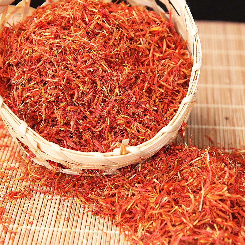 Safflower Hong Hua Dried Flower Herb for Foot Soak Bath and Tea 500g Xinjiang Direct Supply - Image 4
