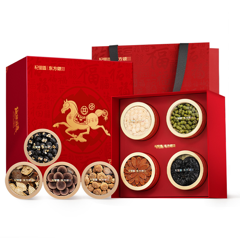 Dongfang Song 263g Eight Treasure Herbal Gift Box with Deer Antler Reishi Red Ginseng Black Goji and American Ginseng - Image 5