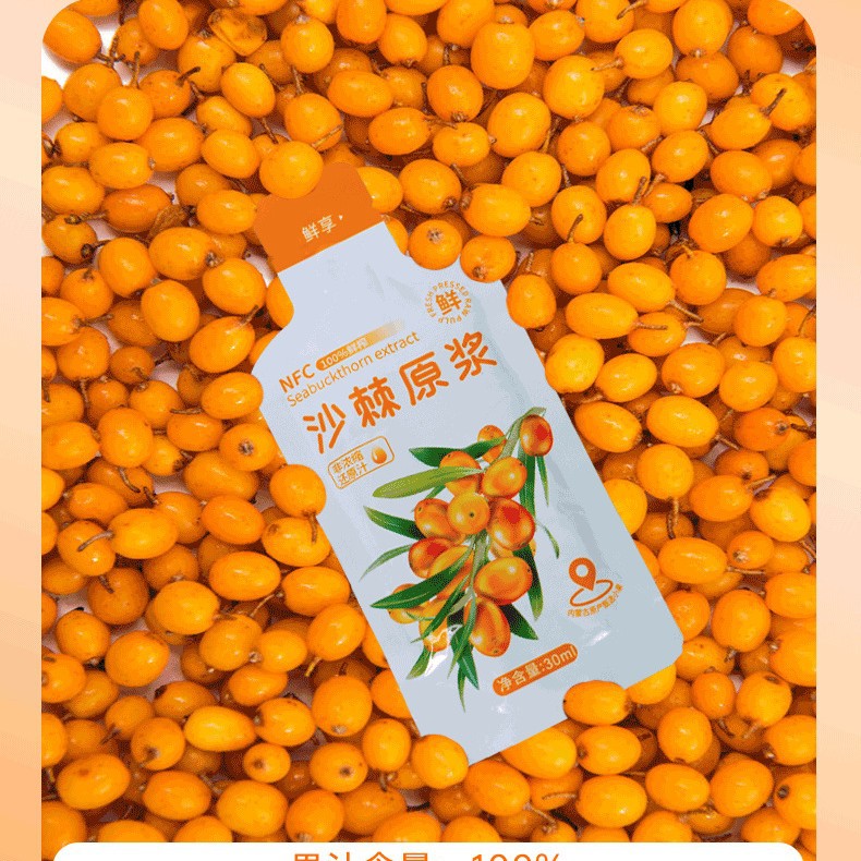 Sea Buckthorn Juice Puree 100 Percent Fresh Pressed 300ml Inner Mongolia - Image 3