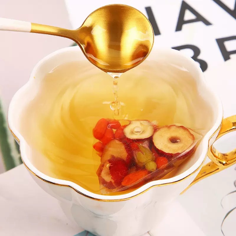 Rose Longan Red Date Goji Tea Bags 30 Pack Daily Wellness Flower Tea - Image 3