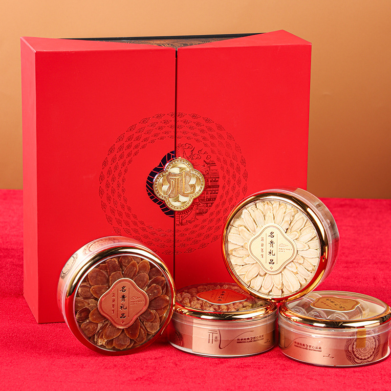American Ginseng Gift Box Si Pin He Four Herb Wellness Set with Dendrobium Goji Astragalus Deer Antler 400g - Image 5