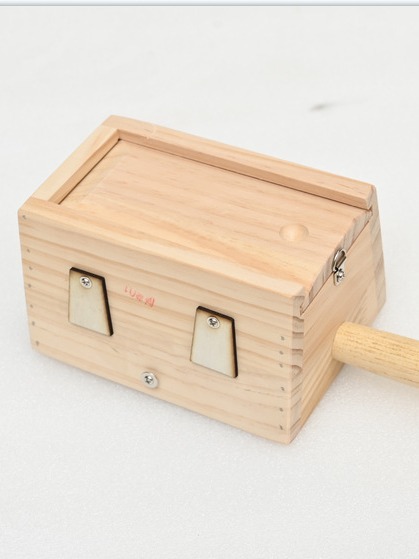 Wooden Moxa Box Double Needle Column Moxibustion Burner Rectangular Home Warming Tool - Image 2