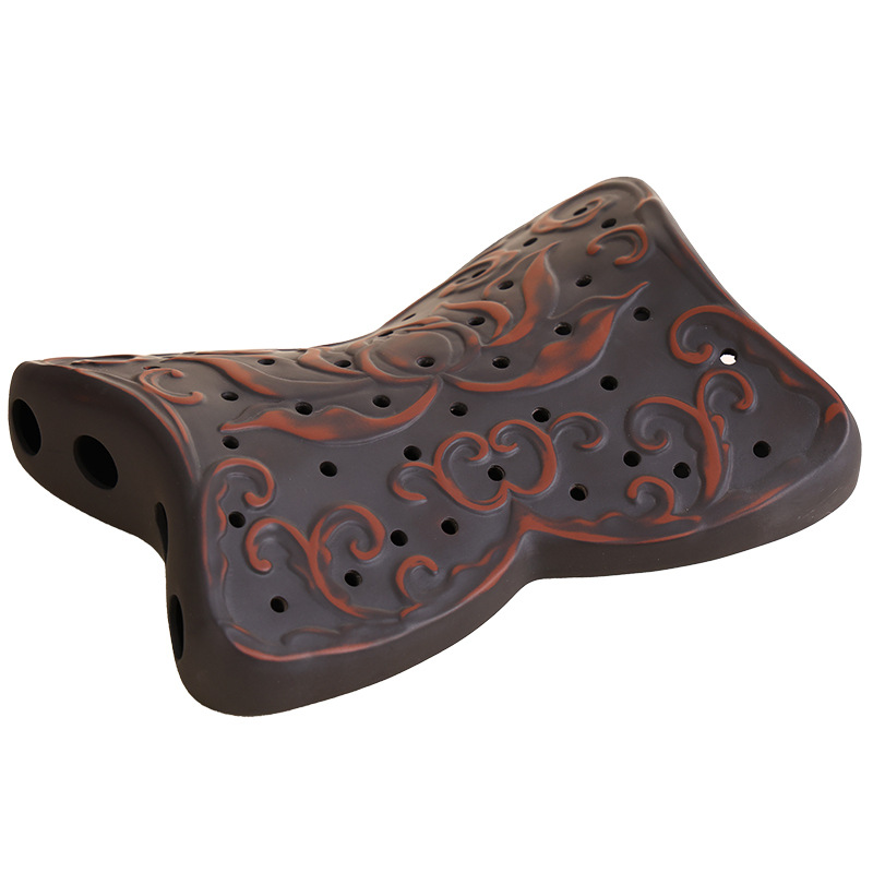Red Bian Stone Moxibustion Pillow Portable Hanging Moxa Warmer for Neck Waist and Joints with 7 Holes and Moxa Stick Set - Image 5