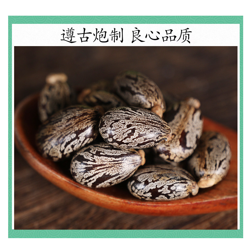 Wild Castor Seeds 500g Ricinus Communis Dried Bi Ma Zi Raw Herb for External Herbal Use - Image 2