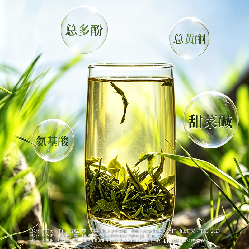 Ning'anbao Goji Sprout Tea 2026 New Goji Leaf Tip Tea 120g Gift Box - Image 2