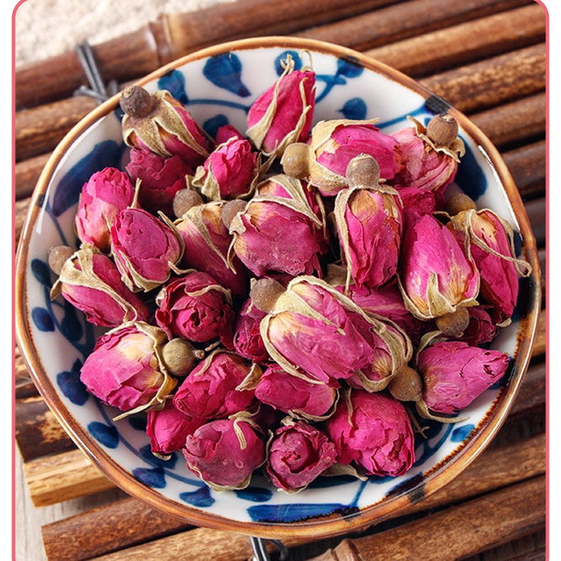Rose Bud Tea Mei Gui Hua 玫瑰花 Loose Herbal Tea 36g Cold Brew Wellness Gift Box Style Pack - Image 3