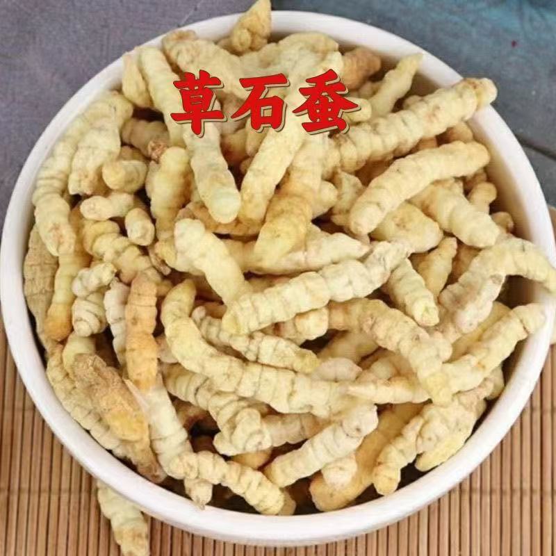 White Cordyceps Herb Cao Shi Can 300g Dried Stachys Root Slices for Herbal Soup and Tea - Image 3