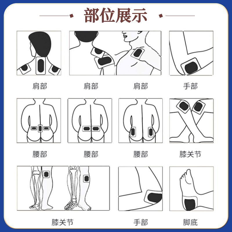 Miao Jia Hua Bu Lao Hei Gao Herbal Patch 10x12cm External Body Patch for Joints and Muscles - Image 4