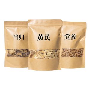 Huang Qi Dang Gui Dang Shen Combo (Astragalus, Angelica & Codonopsis) — Dried Food Herb Slices for Tea & Soup